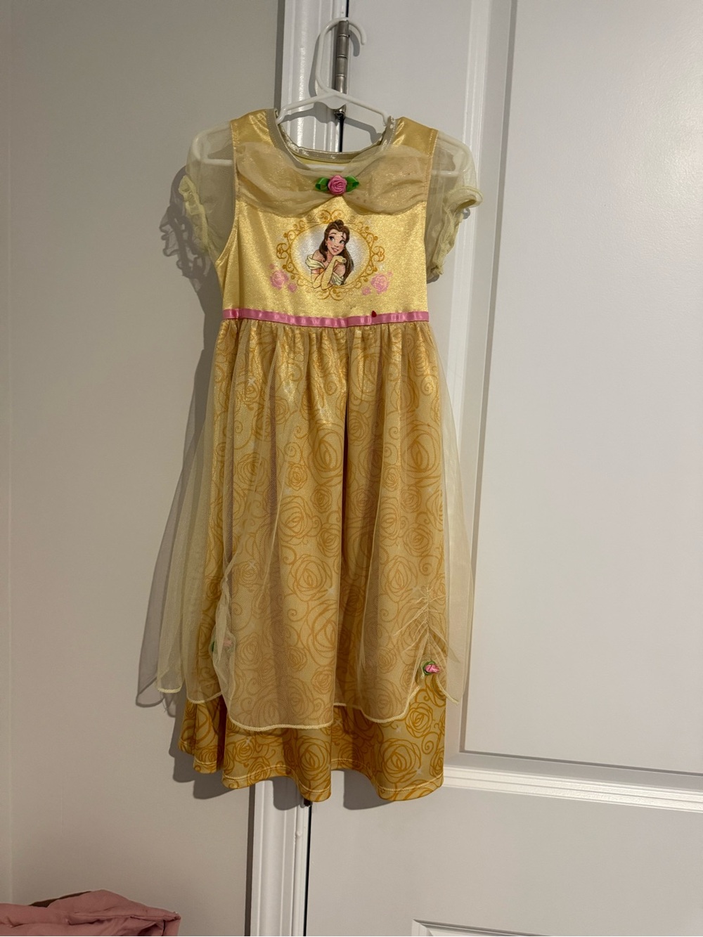 Disney Belle Yellow Princess Nightgown 5T